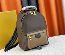 TOP 2023 Designer womens backpack luxury mini rucksack style handbags flower letter Petite Malle bag ladies fashion stylish travelling bags