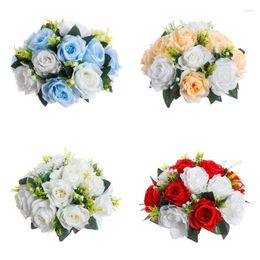 Decorative Flowers Sophisticated Artificial Flower Decoration Beautifully Crafted Electric Table Arrangement For El Lobby Display