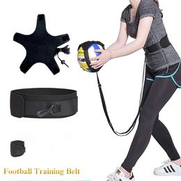Other Sporting Goods Adjustable Elastic Soccer Single Training Belt Swing Strap Ball Device Bag Professional Football Auxiliary Kick Sport Supplies 230823