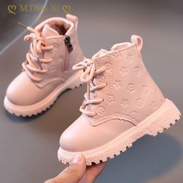 Boots Children Casual Shoes Autumn Winter Boys Boots Shoes Fashion Leather Soft Antislip Sport Running Shoes Girls Boots Kids Shoes 230823