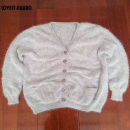 Men's Sweaters Man Genuine Pullovers100 Pure Mink Cashmere Sweater Winter Coat Jacket Big Size wholesale JN272 230823