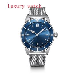 luxury superocean heritage watch 42 44 46mm b20 steel belt automatic mechanical quartz movement full working quality wrist wa296S