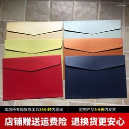 Gift Wrap Colour Envelope No. 7 A5A4 Paper Folded Pearlescent Can Company Logo Stamping Printing Candy