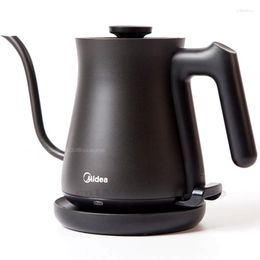 220V/1000W Electric Heating Kettle Anti-Dry Household Slender Mouth Tea Making Pot Stainless Steel Drip Hand Punch Coffee