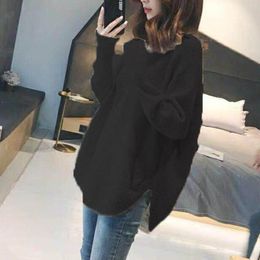 Women's Sweaters Loose Knitted Pullover For Women V Neck Jumper Sweater Female Fall Winter Casual Warm Tops Plus Size Streetwear