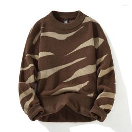 Men's Sweaters Soft Warm Pull Homme 2023 Fall Winter Harajuku Cashmere Pullover Sweater Men Long Sleeve Turtleneck Mens Christmas