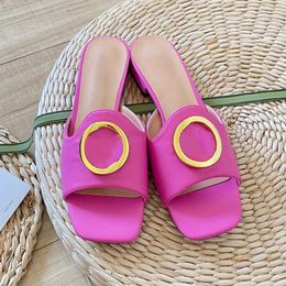 2023ss Women Brand Sandals Designer Slippers Macaron thick bottom non-slip soft bottom fashion New G Family High Heel Jelly Shoes slides