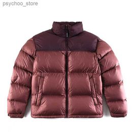 High End Men and Women White Duck Down Coats Thicken Hooded Patchwork Embroidery Puffer Jackets Q230823