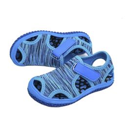 Flat shoes ZZFABER Children Soft Sandals for Baby Girls Boys Summer Kids Mesh Barefoot Sports Beach Shoes Non Slip Casual Sneakers 230823