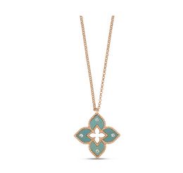 pendant with titanium roberto green chain necklace Venetian Princess diamond ruby brand logo designer fine jewelry for women pendant k Gold Heart Saturn