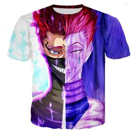 Men's T Shirts Anime X Hisoka Men/women 3D Printed T-shirt Casual Streetwear Tee Tops