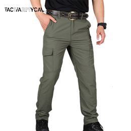 Mens Pants Men Casual Cargo Militari Tactic Army Trousers Male Breathable Waterproof MultiPockets Pant Size S5XL Plus 230825