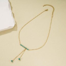 Pendant Necklaces Gift 2023 Natural Stone Necklace For Women Simple And Versatile Ladies Street Jewellery Wholesale