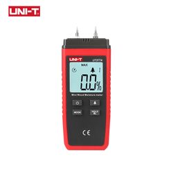 Moisture Meters UNI-T UT377A Wood Moisture Meter Digital Hygrometer Humidity Tester For Wood Data Hold 230823