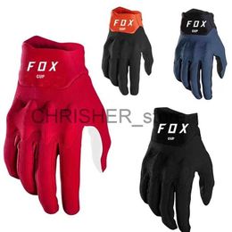 Cycling Gloves 2022 Bicycle Gloves ATV MTB BMX Off Road Motorcycle Gloves Mountain Bike Bicycle Gloves Motocross Bike Racing Gloves Foxcup x0824 x0823