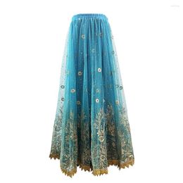 Stage Wear 2023 Festival Arabian Princess Pants Embroidery Maxi Skirt Bollywood Set Fancy Top Arrival