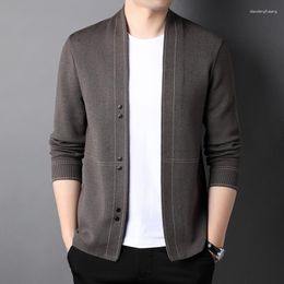 Men's Sweaters Fall 2023 Casual Cardigan Sweater Youth Outdoor Fashion