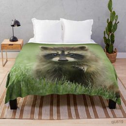 Blankets Flannel Throw Blanket King Size Cute Wild Animals Blanket for Bed Sofa Couch Super Soft Lightweight Warm R230824