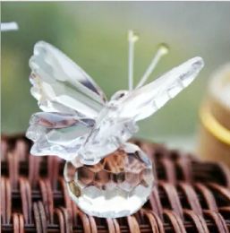 DHL fedex Crystal Collection Precious Butterfly Souvenir Wedding Party Favors For GuestZZ