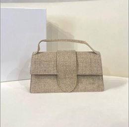 Cross Body Brand Designer Bags Jacquemuus Clutch Suede Shoulder Bag Handbags Tote Women's New Fashion Texture Locking Messenger Bags Crossbody Bag Factory Sales