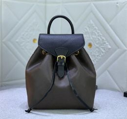 TOP Designer womens backpack luxury mini rucksack style handbags flower letters Montsouris BB tote bag ladies mini stylish travelling