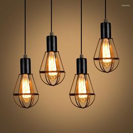 Pendant Lamps Industrial Lights Retro Lamp Loft Hanging For Living Room Kitchen Home Dining Furniture E27 90-260V