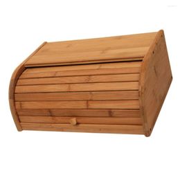 Plates Wooden Bread Box For Kitchen Roll Storage Holder Container Bakery Shop Home Christmas Party (