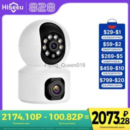 Hiseeu 2K 4MP PTZ IP Camera WIFI Wireless Smart Home Security Surveillance Camera Two-way Audio Baby Pet Monitor Video Record HKD230812