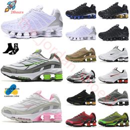 2024 Shox Running Shoes Shoxs Ride 2 Cushion Sneakers Women Men Speed Red Medium Olive Green Triple Black Gold White Silver Platinum Chrome Trainers Sports 36-46