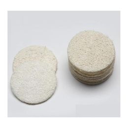 Bath Brushes Sponges Scrubbers Roud Natural Loofah Pad Face Makeup Remove Exfoliating And Dead Skin Shower Gd596 Drop Delivery Ho Dhji0