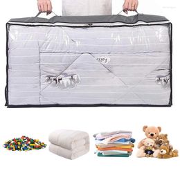Storage Bags Underbed Large Capacity Container Organisers Folding Under Bed Containers With Reinforced Zipper