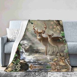 Blankets Flannel Throw Blanket King Full Size Wild Animals Blanket for Bed Sofa Couch Decoration Lightweight Comfortable Super Soft R230824