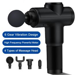Massage Gun Electric Fascia Soothing Muscles Body Deep Tissue 6Position Adjustment of Vibration 230824