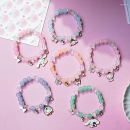 Charm Bracelets Bracelet Jewellery Korean Version Cute Jade Cinnamon Dog Crystal Woman