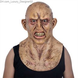 Dark Lord Voldemort Latex Mask Helmet Movie Cosplay Boss Headgear Horror Bald Halloween Costume Props Q230824