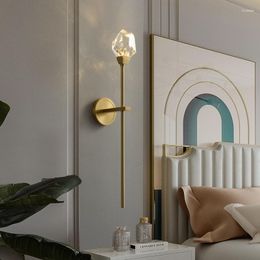 Wall Lamp Retro Led Hexagonal Bedroom Decor Applique Modern Finishes Deco Antique Bathroom Lighting
