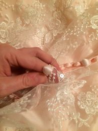 Custom Made Lace Tulle Chair Sashes Party Chair Gauze Back Sash Chair Decoration Covers Party Wedding ZZ