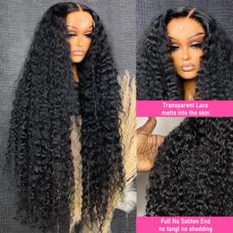 Headwear Hair Accessories 13x6 Hd Lace Frontal Wig Deep Wave Human Hair Wigs 250% Curly 30 Inch Lace Front Wig 5x5 Glueless Wig Human Hair Ready To Wear