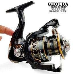 Baitcasting Reels Spinning Reel Metal Spool 52 147 113BB Ball Bearings Carp BK20007000 Line Cup Sea Tackle 230824