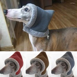 Dog Apparel 1Piece Pet Hat Warm And Velvet Lamb Plush Solid Color Cute Cat Headgear Winter Outdoor Cold Protection Cap