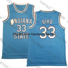 ncaa Indiana State Blue 33 Bird Basketball Jersey 23 James 3 Wade 30 Curry 11 Irving 2 Leonard 22 MCCall 11 Nash 1 Lillard