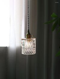 Wall Lamp Modern Minimalist Led Pendant Lights Chandelier For Living Room Bedroom Dining Decorative Glass Hanging