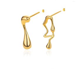 Stud Earrings Austyn For Women Stainless Steel Gold Plated Earring 2023 Trending Aesthetic Jewellery Valentines Day Gift Aretes Earings