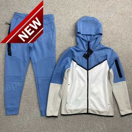 Men's Hoodies Sweatshirts Fashion Thick Designer Tech Fleece Tracksuit Men Pants Sports Zip Jogger Tracksuits Joggers Hooded Coats Size M-2xls to 4xl