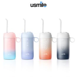 Other Oral Hygiene usmile C1 Water Flosser Portable Travel Dental Irrigator USB Rechargeable Waterproof Teeth Cleaner 200ML Tank Home Kit 230824