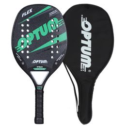 Squash Racquets OPTUM FLEX Carbon Fiber Beach Tennis Racket with Cover Bag 230823
