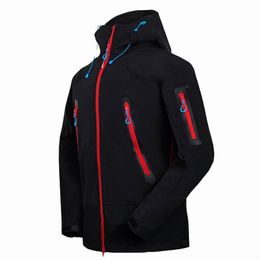 new Men HELLY Jacket Winter Hooded Softshell for Windproof and Waterproof Soft Coat Shell Jacket HANSEN Jackets Coats 01460211S