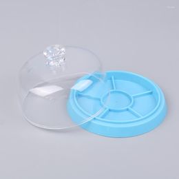 Watch Repair Kits Parts Holder Tray Movement Dust Cover Watchmakers Moistureproof Anti-dust Storage Box Protector