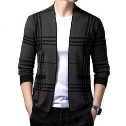 Men's Sweaters Autum Winter Brand High Quality Men Casual Coats Jacket Fashion Knit Cardigans Sweater Long Sleeved Slim Fit Clothes 230823