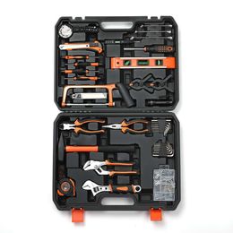 Decorative Objects Figurines 218 Piece General Socket Wrench Household Repair Tool Mixed Set Hand Kit with Storage Case 230824